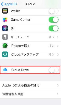 iCloudドライブ