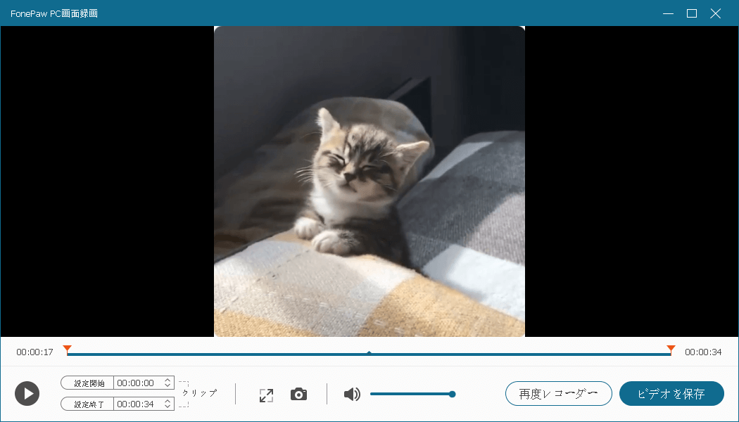 録画プレビュー