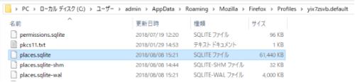 Firefox places.sqlite